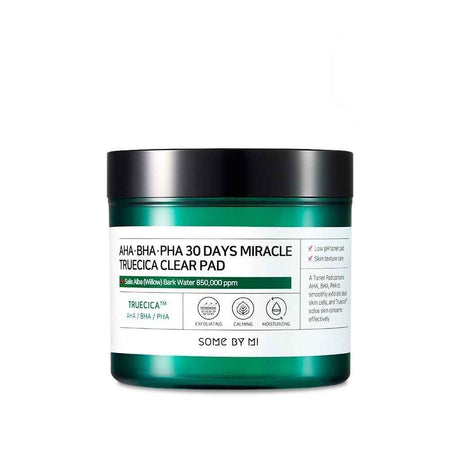 SOME BY MI AHA-BHA-PHA 30 Days Miracle Tampons exfoliant Truecica
