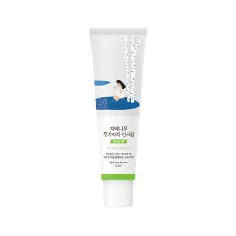 Round Lab Crème solaire hydratante et douce à la sève de bouleau SPF 50+ PA++++