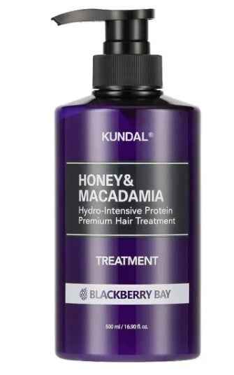 KUNDAL - Traitement capillaire au miel et noix de macadamia Mûres 500ml