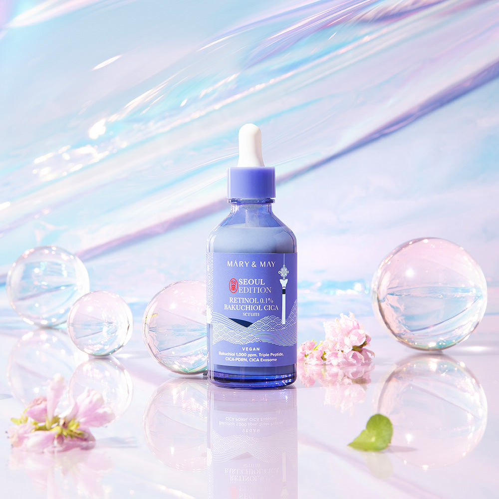 Sérum Mary & May rétinol 0.1% bakuchiol cica anti-âge 80ml